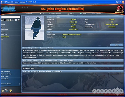 Screen NHL: Eastside Hockey Manager 2007