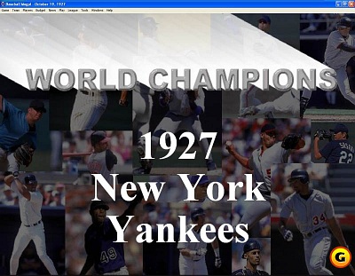 Screen Baseball Mogul 2004