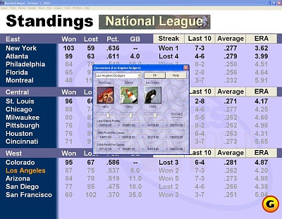 Screen Baseball Mogul 2004