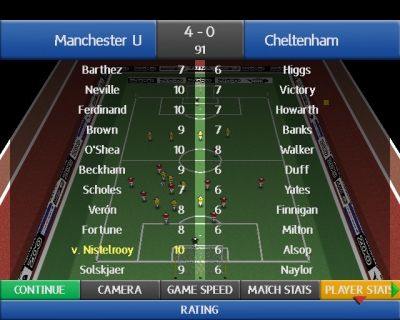 Screen ze hry Premier Manager 02/03