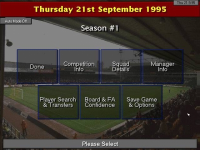 Screen ze hry Championship Manager 2
