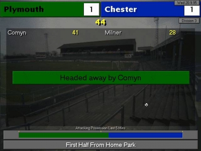 Screen ze hry Championship Manager 2