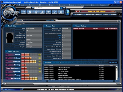 Screen Total College Basketball
