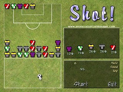 Screen Universal Soccer Manager