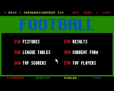 Screen ze hry Ultimate Soccer Manager