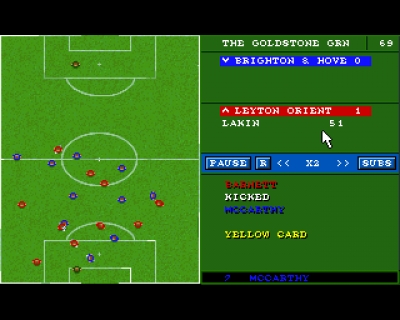 Screen ze hry Ultimate Soccer Manager