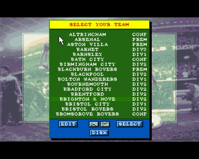 Screen ze hry Ultimate Soccer Manager