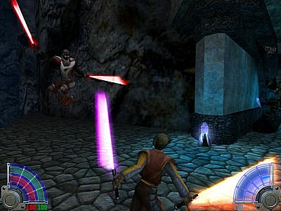 Screen ze hry Star Wars Jedi Knight: Jedi Academy