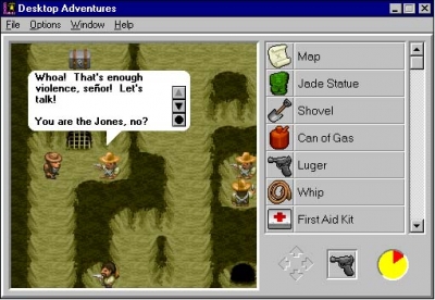 Screen ze hry Indiana Jones and His Desktop Adventures