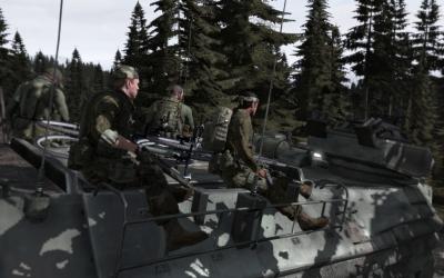 Screen ze hry ArmA 2