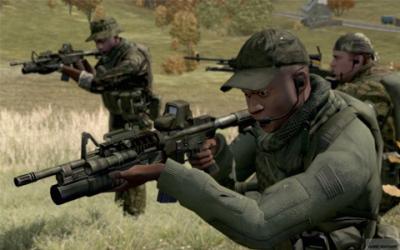 Screen ze hry ArmA 2