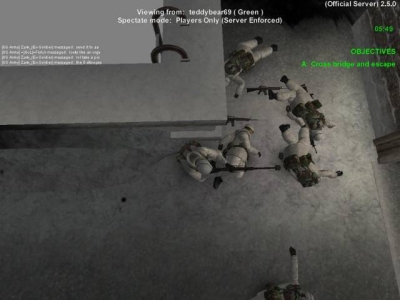Screen ze hry Americas Army: Special Forces
