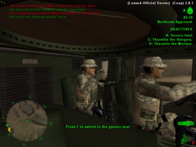 Screen ze hry Americas Army: Special Forces