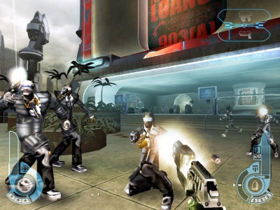 Screen ze hry Judge Dredd: Dredd vs. Death