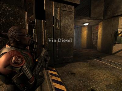 Screen ze hry Chronicles of Riddick: Escape from Butcher Bay, The