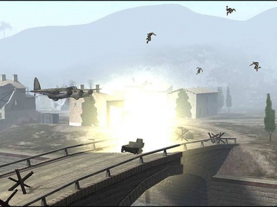 Screen ze hry Battlefield 1942: The Road to Rome