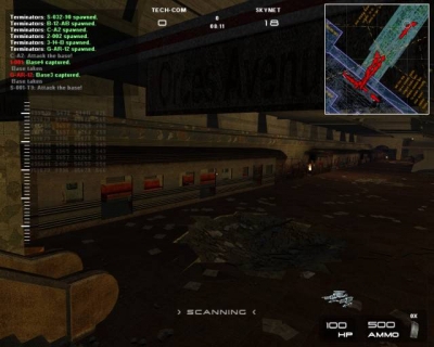 Screen ze hry Terminator 3: War of the Machines