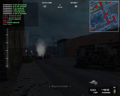 Screen ze hry Terminator 3: War of the Machines