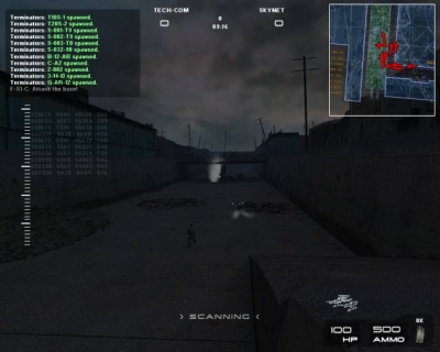 Screen ze hry Terminator 3: War of the Machines