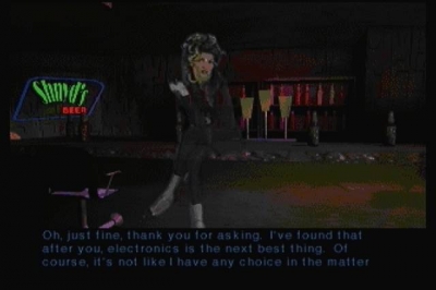 Screen ze hry Hell: A Cyberpunk Thriller