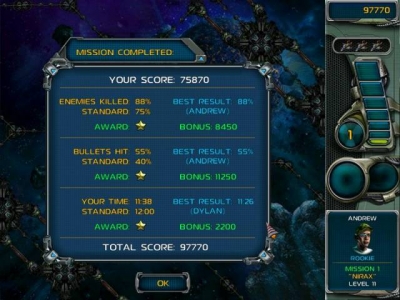 Screen ze hry Star Defender III