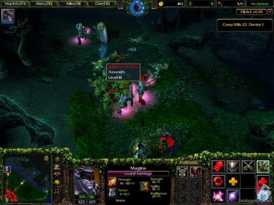 Screen ze hry Warcraft III: The Frozen Throne