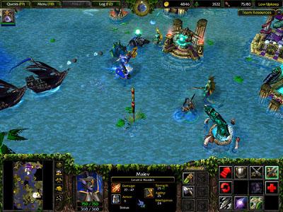 Screen ze hry Warcraft III: The Frozen Throne
