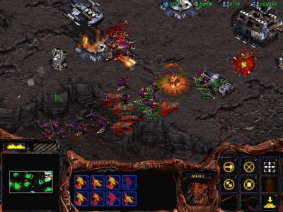 Screen ze hry StarCraft: Brood War