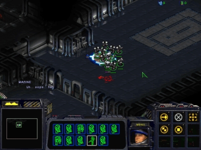 Screen ze hry StarCraft: Brood War