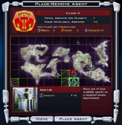 Screen ze hry Galactic Civilizations II: Twilight of the Arnor