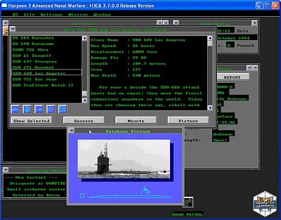 Screen Harpoon 3 -- Advanced Naval Warfare