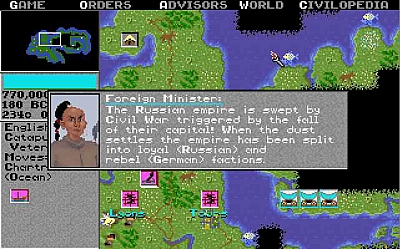 Screen ze hry Civilization