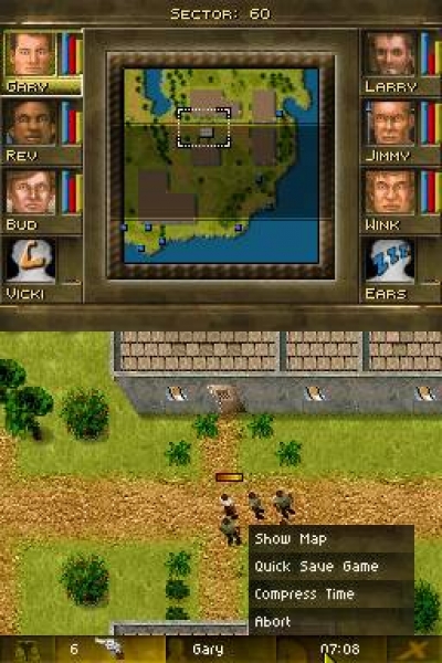 Screen ze hry Jagged Alliance