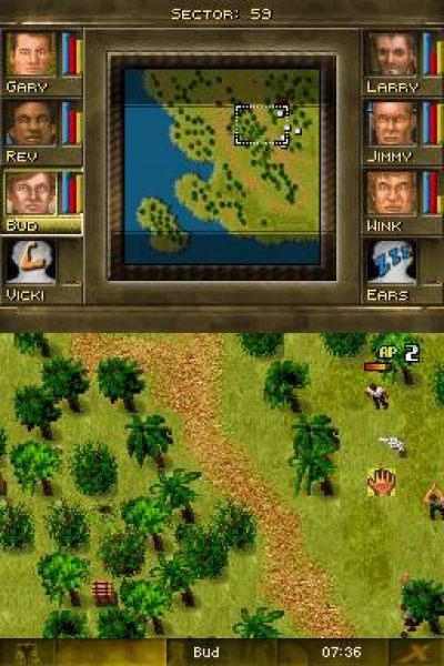 Screen ze hry Jagged Alliance