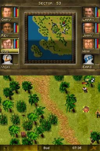 Screen ze hry Jagged Alliance