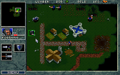 Screen ze hry Warcraft: Orcs & Humans