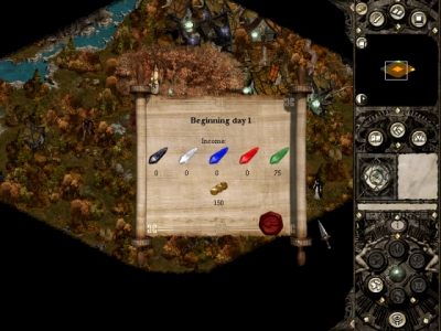 Screen ze hry Disciples II: Rise of the Elves