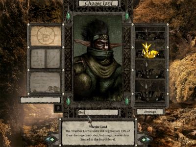 Screen ze hry Disciples II: Rise of the Elves