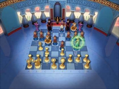 Screen ze hry Disneys Aladdin Chess Adventures