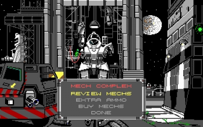 Screen ze hry MechWarrior
