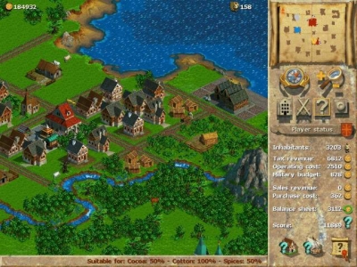 Screen ze hry 1602 A.D.
