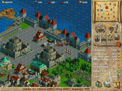 Screen ze hry 1602 A.D.