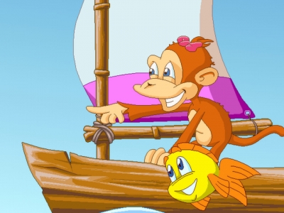 Screen ze hry Freddi Fish 3: The Case of the Stolen Conch Shell