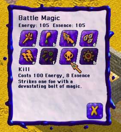 Screen ze hry Geneforge 2