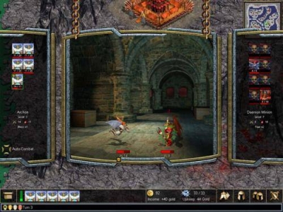 Screen ze hry Warlords IV: Heroes of Etheria