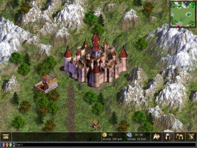 Screen ze hry Warlords IV: Heroes of Etheria