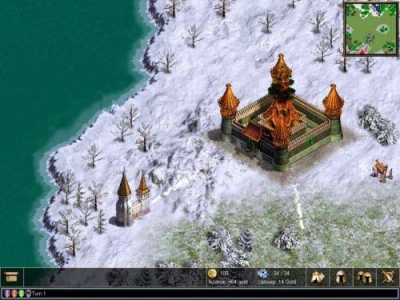 Screen ze hry Warlords IV: Heroes of Etheria