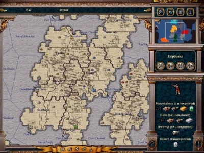 Screen ze hry Imperialism II: The Age of Exploration