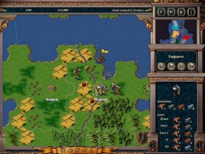 Screen ze hry Imperialism II: The Age of Exploration