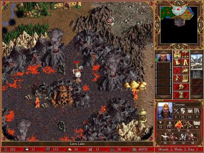 Screen ze hry Heroes of Might and Magic III: The Restoration of Erathia